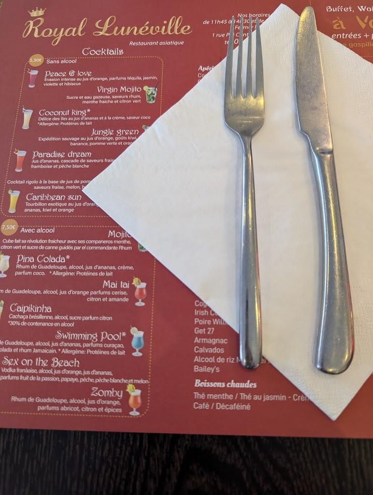 Royal Lunéville - Menu Image 2